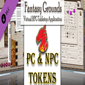 Fantasy Grounds Gaming Tokens & Portraits Pack 3 PC's & NPCs