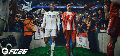 EA SPORTS FC 26 – offizielles Produktmotiv mit Jude Bellingham und Jamal Musiala