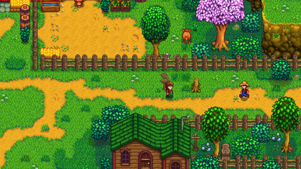 Stardew Valley Gameplay auf dem Bauernhof
