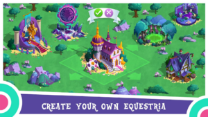 My Little Pony: Magic Princess – offizielle Ansicht einer gestaltbaren Pony-Siedlung in Equestria