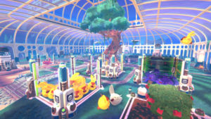Slime Rancher 2 – Gewächshaus mit Slime-Gehegen und Feldern