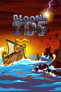 Bloons TD 5 Odyssey Mode – offizielles Xbox-Cover mit Schiff und Schriftzug