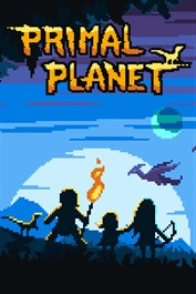 Primal Planet – offizielles Xbox-Cover mit Silhouetten