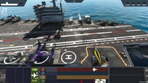Carrier Deck – Flugdeck mit Flugzeugen und Einsatzoberfläche (offizieller Steam-Screenshot)