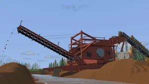 Groundwork Simulator – Goldwaschanlage mit Förderbändern