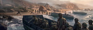 Company of Heroes 3: Operation Torch – offizielles Key-Art der Nordafrika-Kampagne