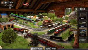 Train Yard Builder – gestaltete Modellbahnanlage und Züge im Miniaturformat