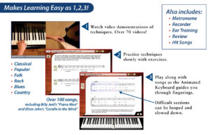 eMedia Piano and Keyboard Method – offizieller Überblick zu Lernvideos, Übungen und Songs