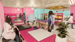 Candy Shop Simulator – offizielle Gameplay-Szene der Ladenverwaltung