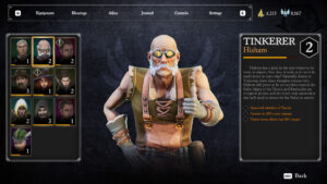Frontier Paladin – offizielle Steam-Aufnahme mit Übersicht der Begleiter