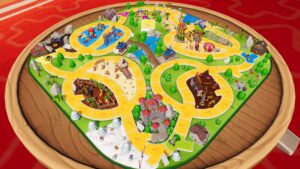 Hasbro Games Junior Collection: offizieller PlayStation-Gameplay-Screenshot mit buntem Monopoly-Junior-Brett