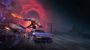 JDM: Ph4ntom Driver – atmosphärisches offizielles Steam-Motiv zur dämonischen Rennspielwelt