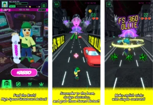 KASSO GAIDEN: Skater, rhythmische Hindernisse und Skatetricks