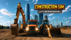 Construction Sim: City and Road Builder Nintendo Switch – offizielles Cover