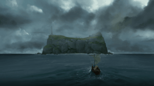 BELOW – offiziell gezeigte Insel aus dem Capybara-Games-Material