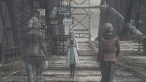Resonance of Fate Enhanced Remaster – Steam-Screenshot der Figuren in Basel
