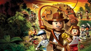 LEGO Indiana Jones: The Original Adventures – offizielle TT-Games-Illustration mit Indiana Jones und seinen Begleitern