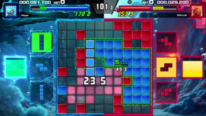 SHIKA-Q 10 mal 10 Spielfeld und Link-Verbindungen im Echtzeitduell