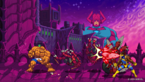 MARVEL Cosmic Invasion – Cyclops & The Thing: offizielles Pixel-Gameplay mit The Thing und Gegnern