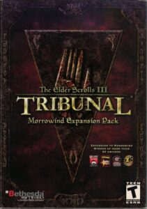The Elder Scrolls III: Tribunal – originale PC-Verpackung der Erweiterung