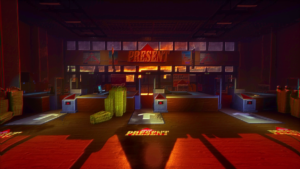 Storebound Entwickler-Screenshot: unheimliche Supermarktkasse