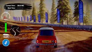 Xtreme Drift Racing Simulator – offizieller Gameplay-Screenshot im Herbstwald