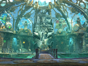 Empress of the Deep 2 – prächtige Halle im Wolkentempel, offizieller Steam-Screenshot