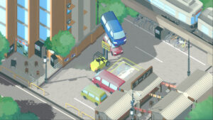 Do You even Forklift? – originales Gameplay mit gelbem Stapler und übereinandergestapelten Kei-Cars