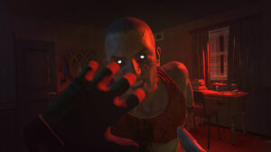 Into the Dead: Crimson Heights – offizieller Gameplay-Screenshot eines Zombies in einem Apartment