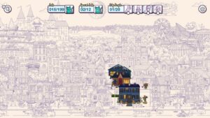 Offizieller Gameplay-Screenshot 2 aus Hidden Cats in Spooky Town