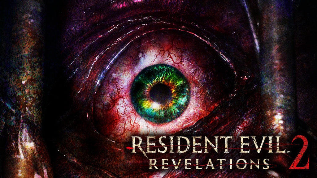 Resident Evil Revelations 2 – offizielles Capcom-Keyart mit Auge und Logo