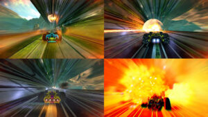 GRIP: Combat Racing im Vier-Spieler-Splitscreen
