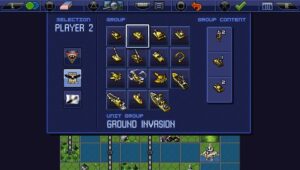 Tom Clancy's EndWar PSP – Ubisoft-Screenshot mit Einheiten-Menü