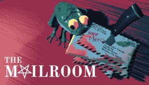 The Mailroom offizielles Titelmotiv mit Frosch und Briefumschlag
