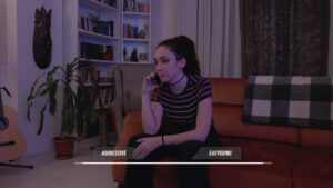 Hacked: The Streamer – offizielle Steam-Spielszene mit Entscheidungsoptionen