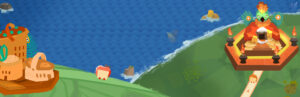 Prophet Margin – Steam-Hero-Artwork mit strategischer Siedlungslandschaft