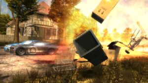 FlatOut 3: Chaos & Destruction – zerstörbare Gegenstände in einem Rennen