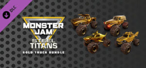 Monster Jam Steel Titans Gold Truck Bundle Xbox One