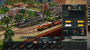 Train Yard Builder – offizielle Steam-Grafik mit Zügen und Steuerungsinterface