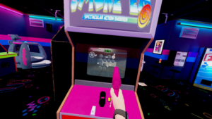 Arcade Paradise VR: Shooter-Automat Smoke ’Em in der Spielhalle