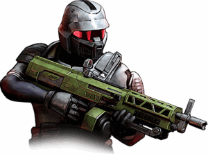 Offizieller bewaffneter Söldner aus Zombie Assault: Resurgence