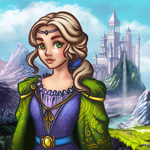 Runefall Mobile – offizielles Google-Play-Appsymbol mit Fantasyfigur vor einer Burg