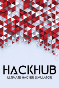 HackHub Ultimate Hacker Simulator – offizielles vertikales Steam-Artwork
