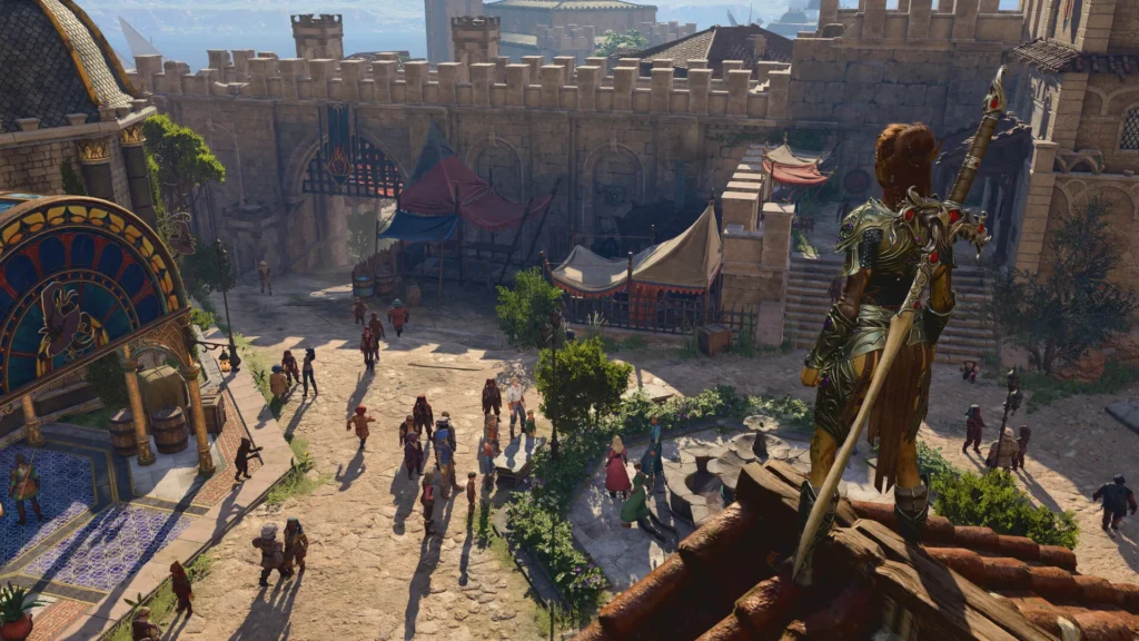 Official in-game scene from Baldur's Gate 3 showing the fantasy world.