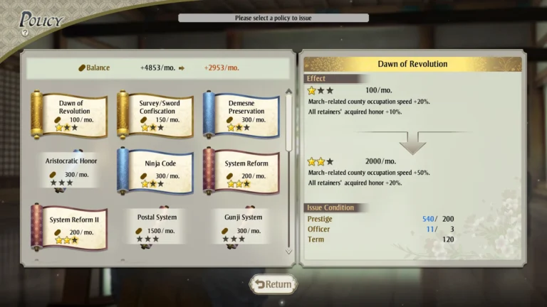 NOBUNAGA'S AMBITION: Awakening Screenshot 7