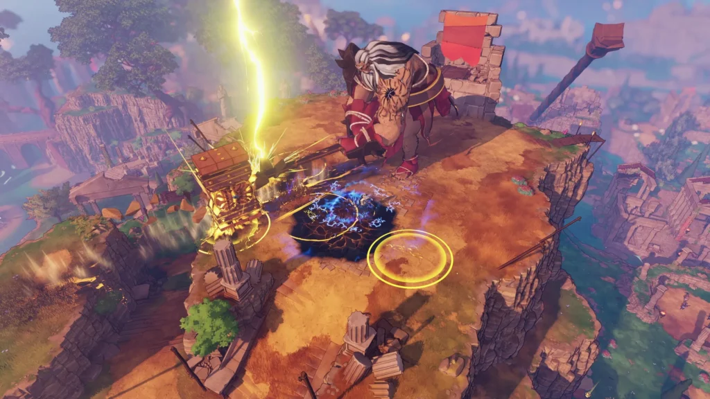 Official gameplay capture from Aftergods