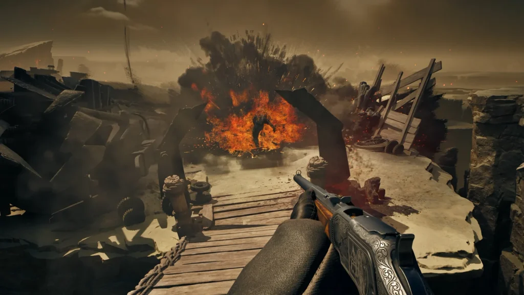 Official gameplay footage from Guns of Eschaton