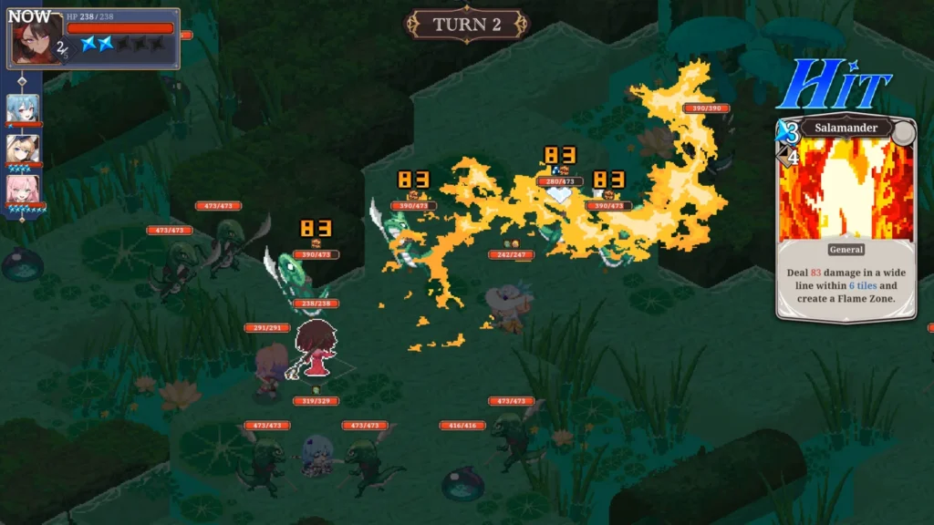 Official gameplay footage from STARDUST: Wish of Witch with pixel graphics.