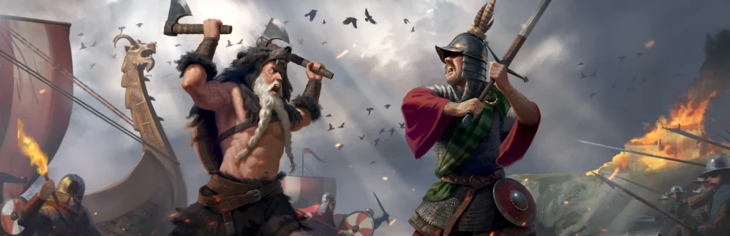 Age of Empires IV: Raiders of the North Key Art