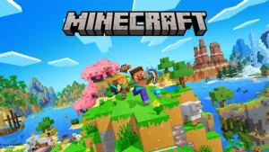 Minecraft für Nintendo Switch 2 mit Steve und Alex in einer Blocklandschaft